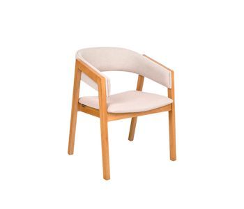 Cadeira Model Madeira MO-101: Elegância Natural e Conforto para Ambientes de Alto Padrão