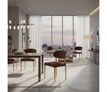 Cadeira Beau Madeira: Elegância Orgânica para Ambientes de Alto Padrão