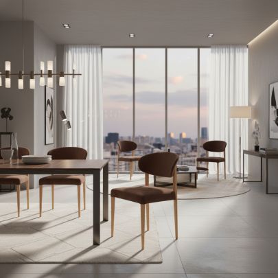 Cadeira Beau Madeira: Elegância Orgânica para Ambientes de Alto Padrão