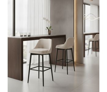 Banqueta Brasil: Sofisticação Natural para Ambientes de Alto Padrão