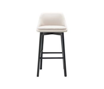 Banqueta Brasil Madeira BRA-101: Elegância Orgânica para Ambientes de Alto Padrão