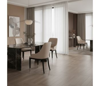 Cadeira Petros Madeira: Elegância e Conforto em Design Orgânico para Ambientes de Alto Padrão