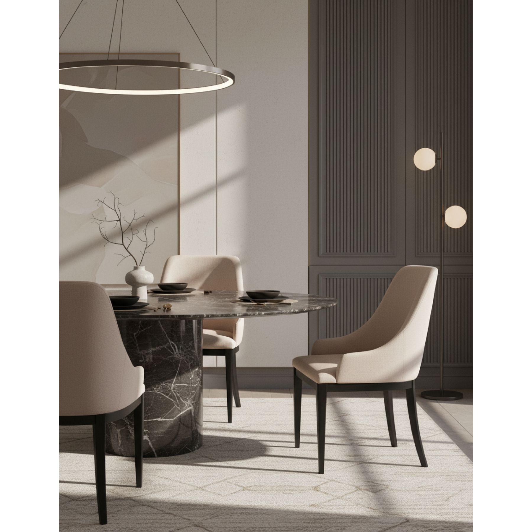 Cadeira Petros: Eleg&acirc;ncia Natural e Conforto em Madeira de Design Eterno