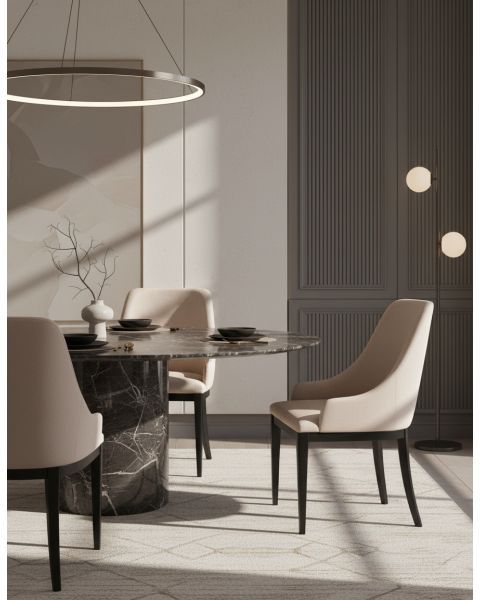 Cadeira Petros: Eleg&acirc;ncia Natural e Conforto em...