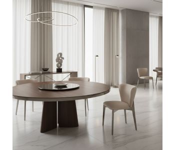 Cadeira Lótus Madeira LOT-101: Sofisticação e Conforto em Design Orgânico