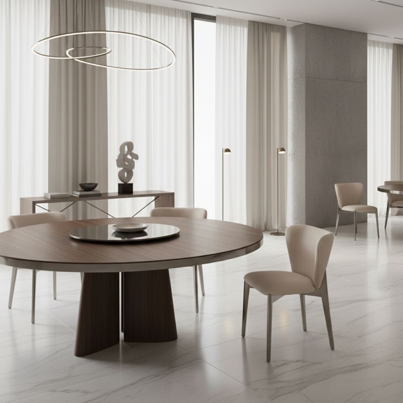 Cadeira Lótus Madeira LOT-101: Sofisticação e Conforto em Design Orgânico