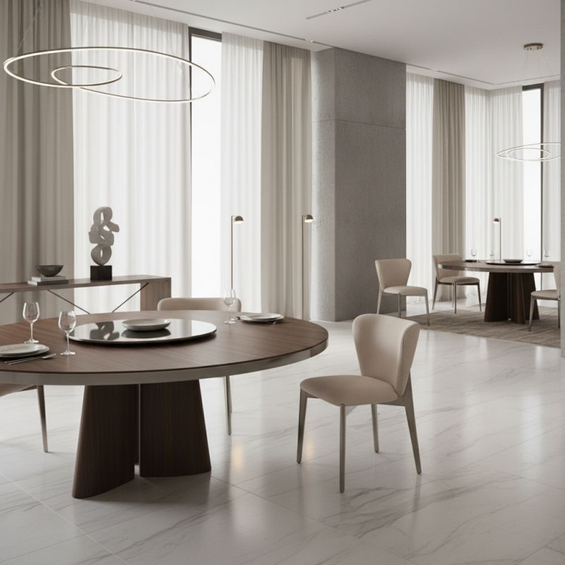 Cadeira Lótus Madeira LOT-101: Elegância Natural e Conforto para Ambientes de Alto Padrão