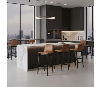 Banqueta Una Madeira: Sofisticação e Conforto para Ambientes Premium