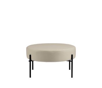 Puff Gio Aço Carbono: Elegância e Conforto para Ambientes de Alto Padrão