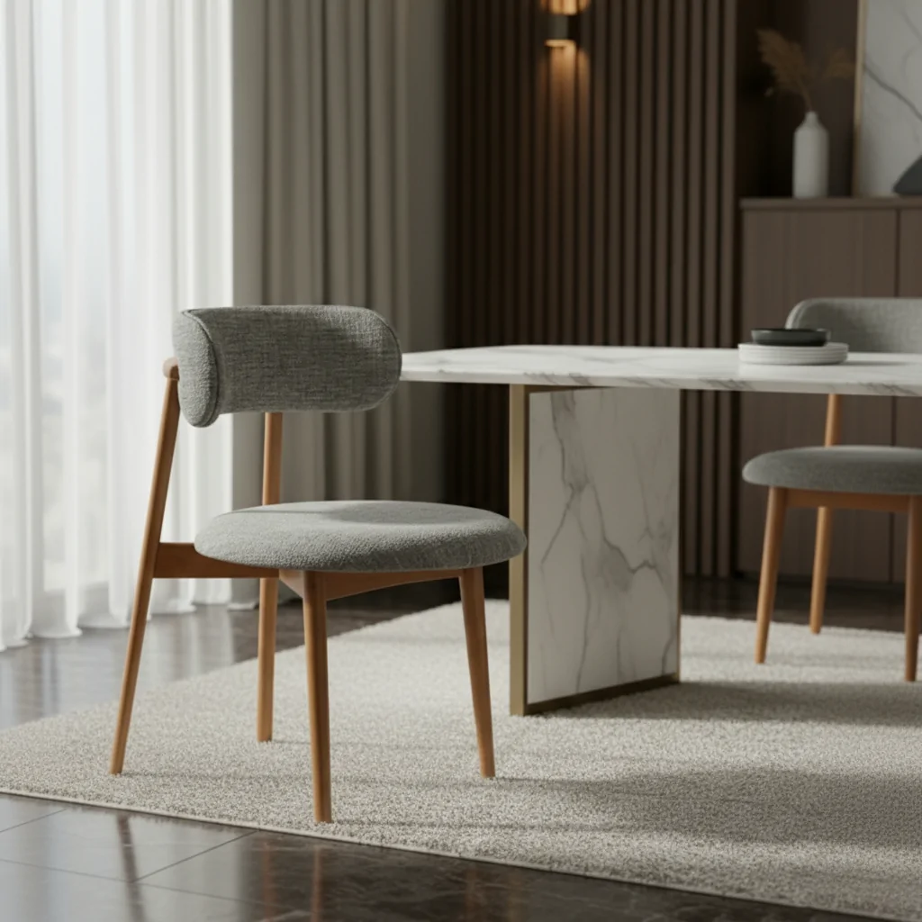 Cadeira Armona Madeira ARM-101: Sofisticação e Conforto em Móveis de Luxo