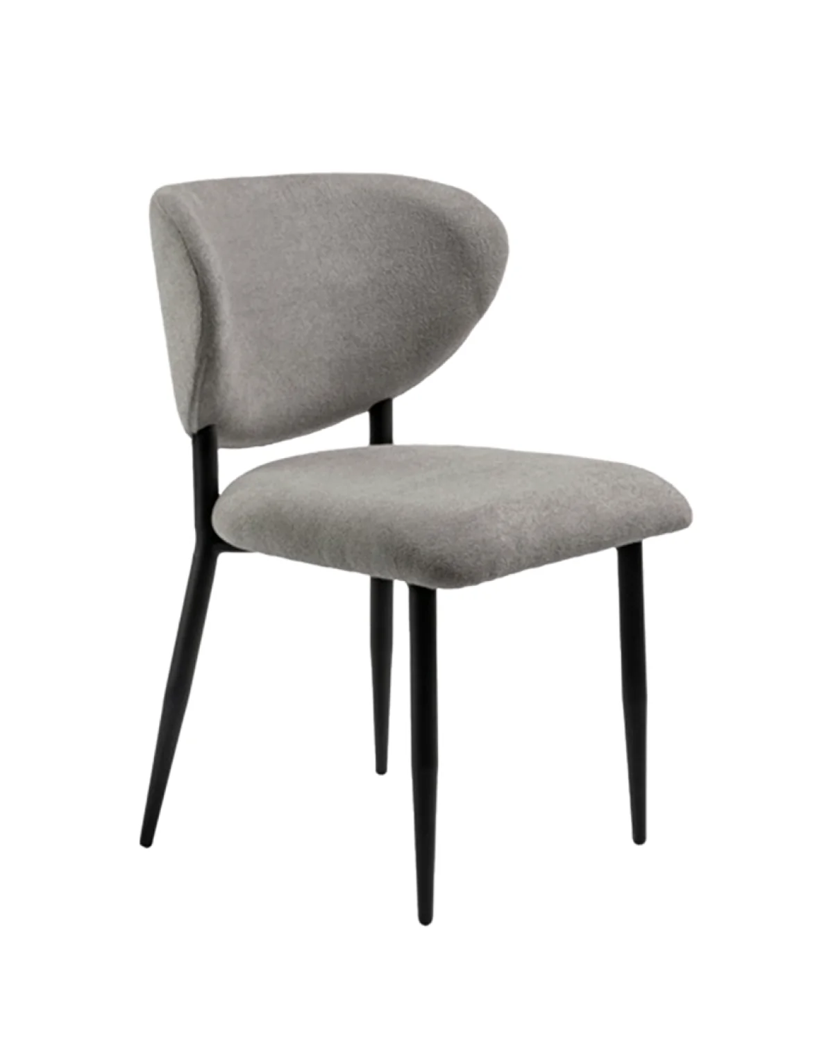 Cadeira Elba em Aço Carbono: A Elegância do Design Orgânico para Ambientes Sofisticados