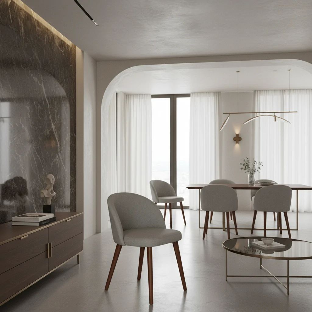 Cadeira de Jantar Bora Madeira BO-101: Sofisticação e Conforto em Cada Detalhe