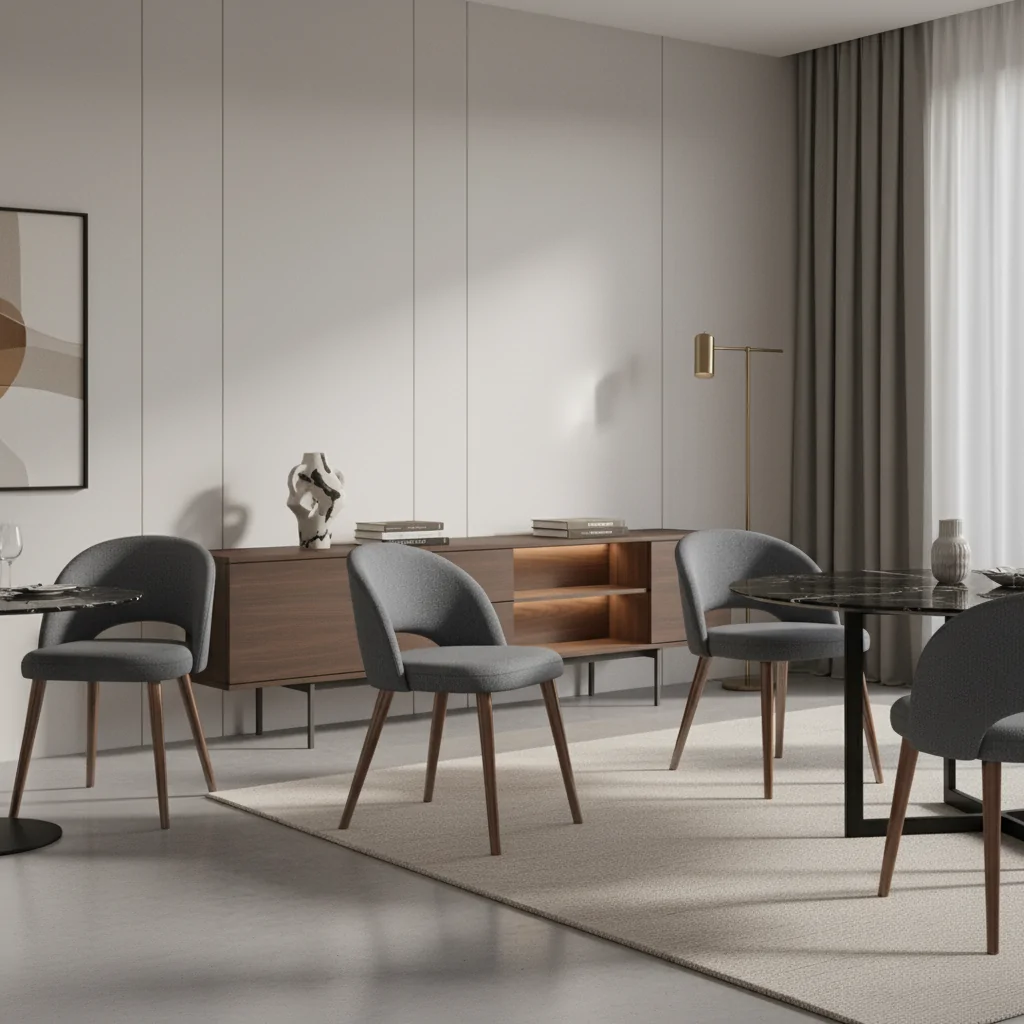 Cadeira Bora Open: O Toque de Luxo e Conforto Orgânico para Sua Sala de Jantar