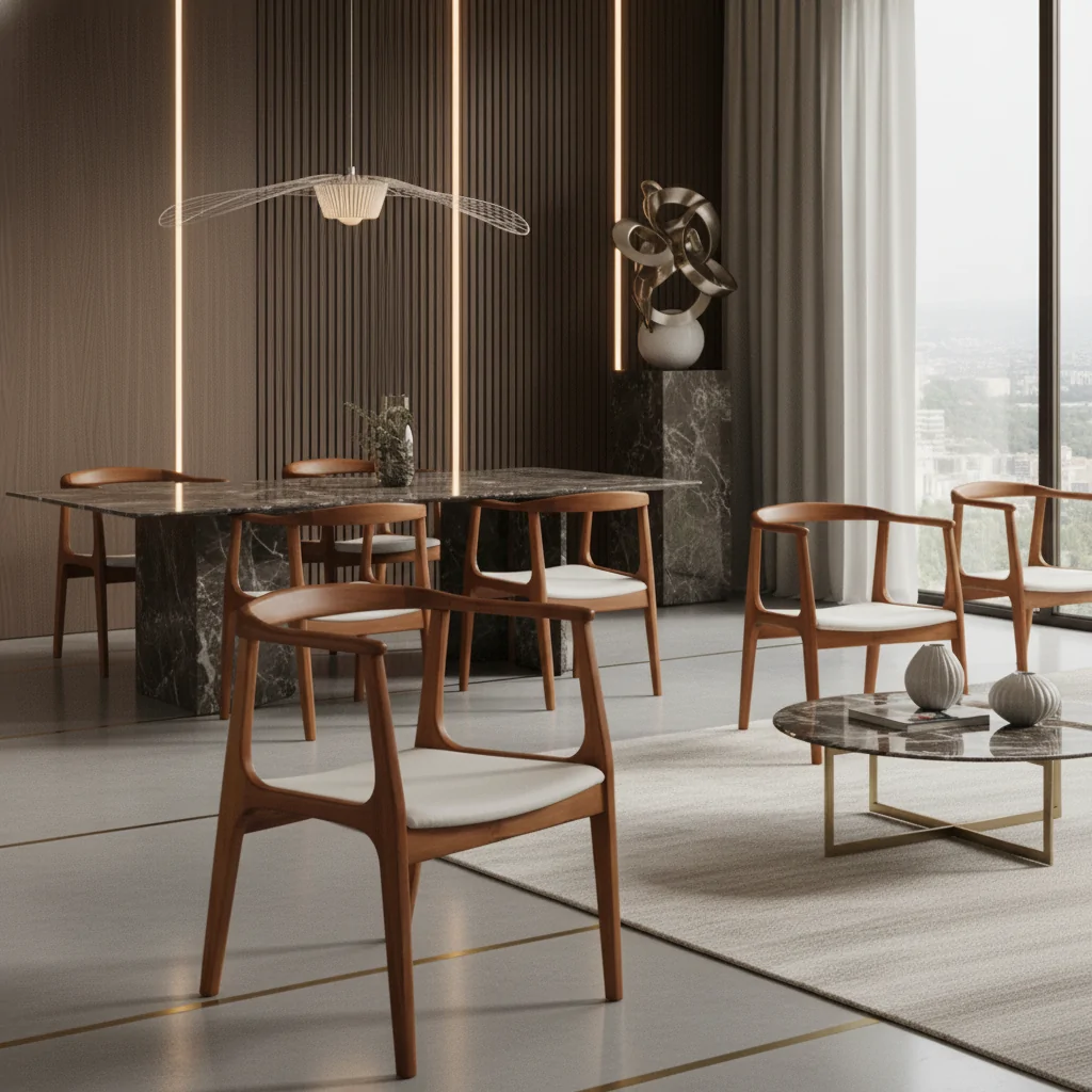 Elegância Rústica e Conforto Supremo: Transforme Sua Sala de Jantar com a Cadeira Unic Madeira Tolle Móveis