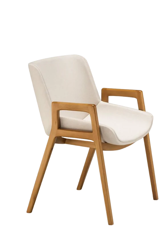 Cadeira Gris Madeira GRS-101: Sofisticação e Conforto em Móveis de Luxo para Seu Lar