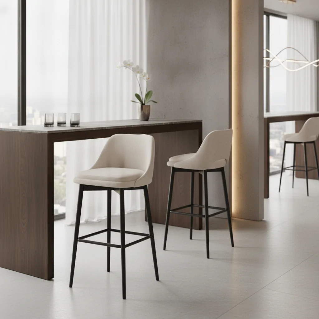 Banqueta Brasil: Sofisticação Natural para Ambientes de Alto Padrão