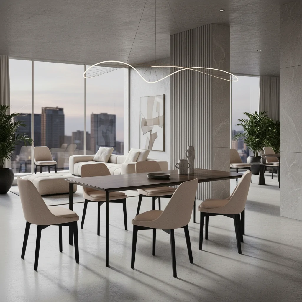 Cadeira Belle Madeira: Elegância Orgânica e Conforto para Ambientes de Alto Padrão