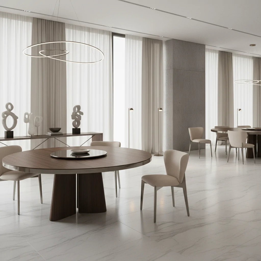 Cadeira Lótus Madeira LOT-101: Elegância Natural com Design Orgânico para Ambientes de Alto Padrão