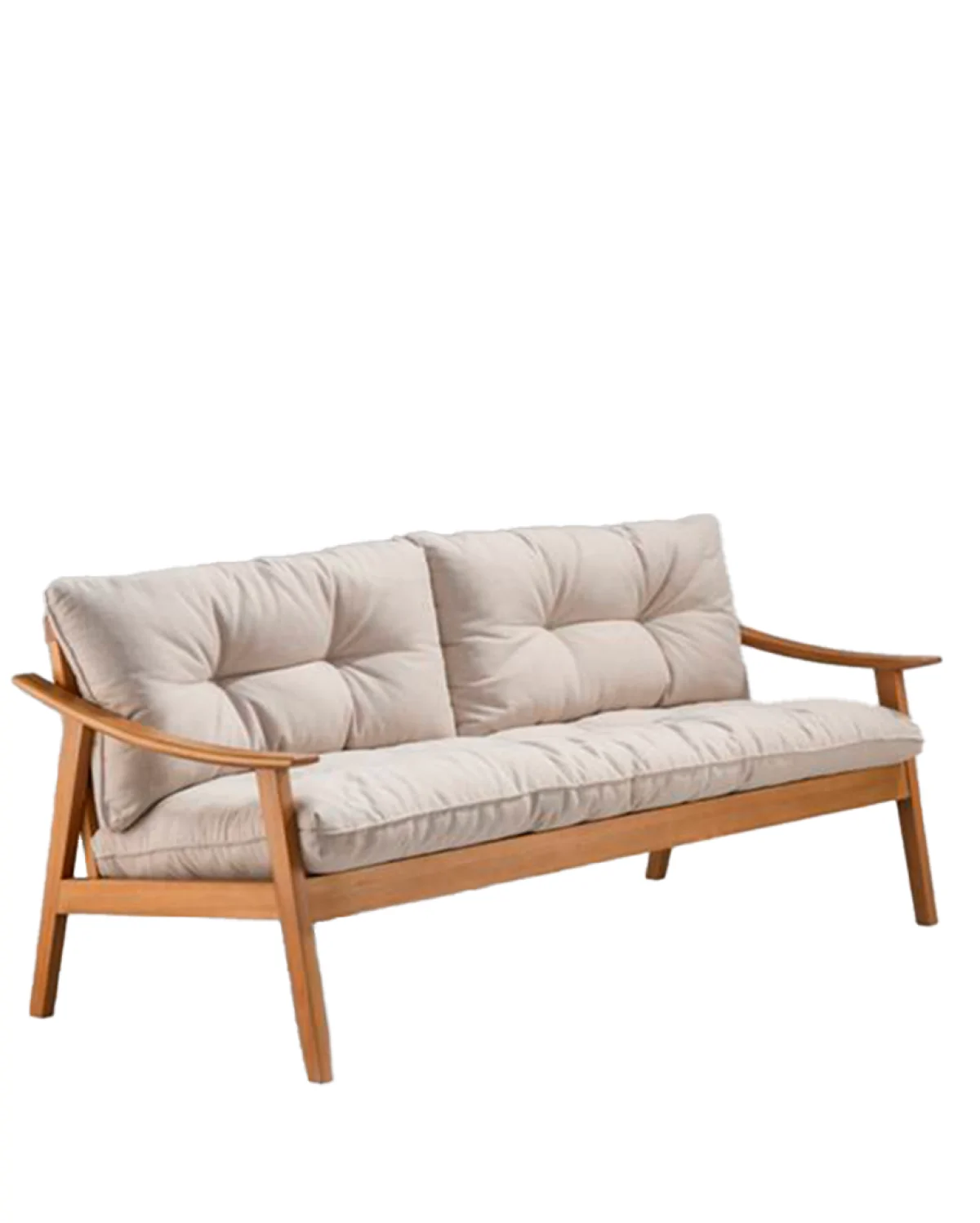 Sofá Brisa Madeira BRS-102: Elegância Orgânica e Conforto de Alto Padrão para Seu Espaço