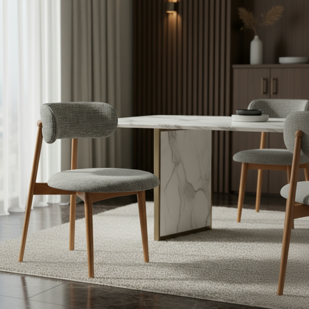 Cadeira Armona Madeira: Sofisticação e Conforto em Design Orgânico para ...