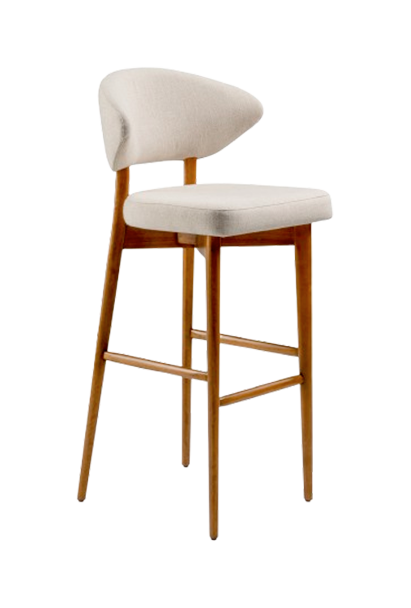 Banqueta Ayora: Elegância Orgânica e Conforto para Ambientes de Alto Padrão