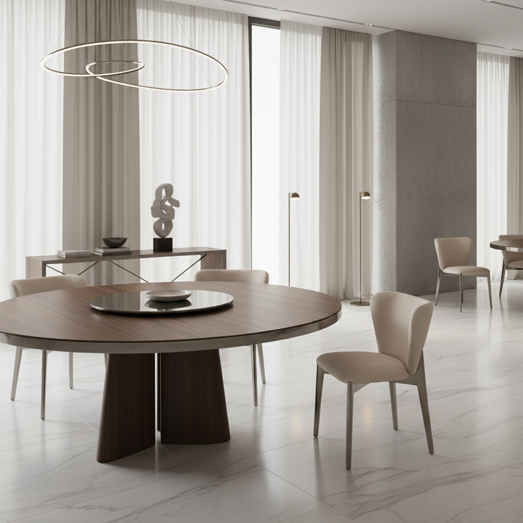 Cadeira Lótus Madeira LOT-101: Sofisticação e Conforto em Design Orgânico